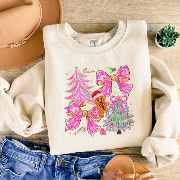 Christmas Gingerbrerad Sweatshirt - Picture 1 of 1